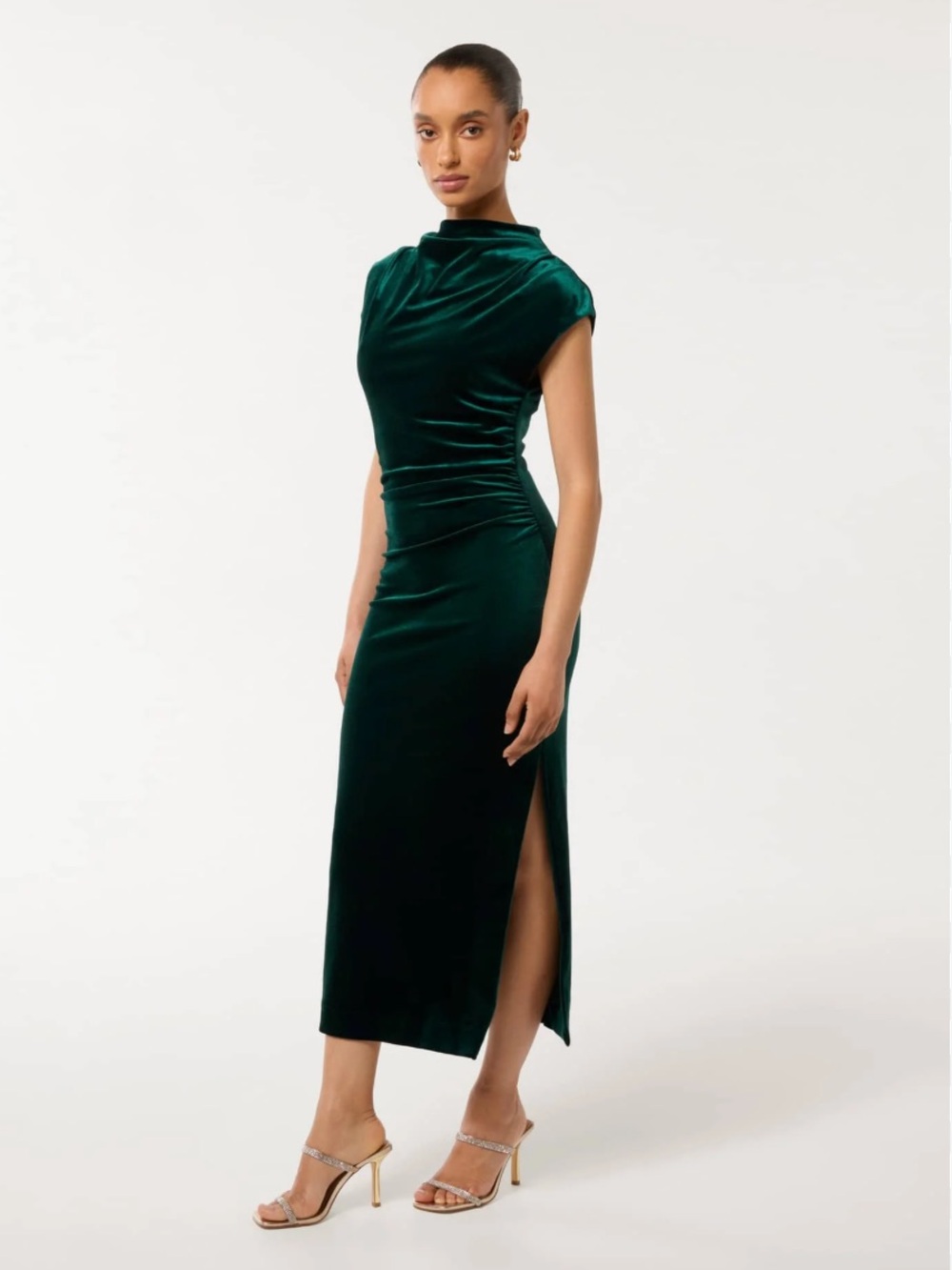 Ever New Emerald Green Cowl Neck BodyCon Dress